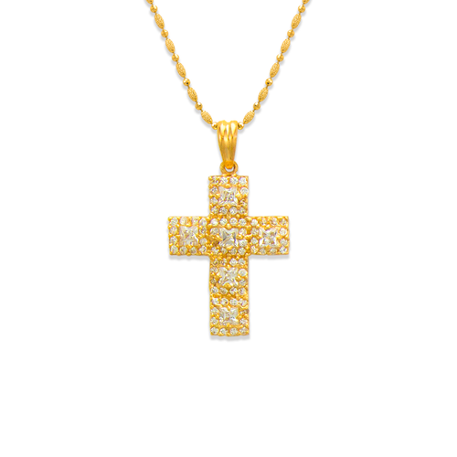 661-109 Cross CZ Pendant