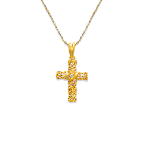 661-111 Cross CZ Pendant