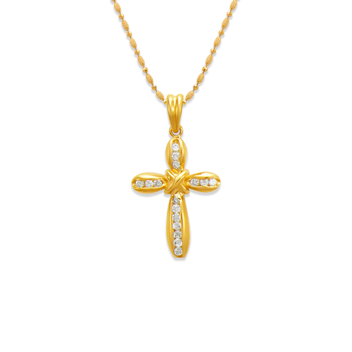 661-114 Cross CZ Pendant