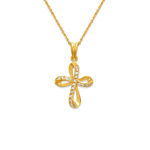 661-115 Cross CZ Pendant