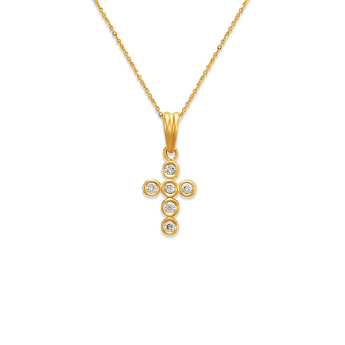 661-118 Cross CZ Pendant