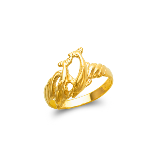 Dolphin Shaped Adjustable Finger Ring