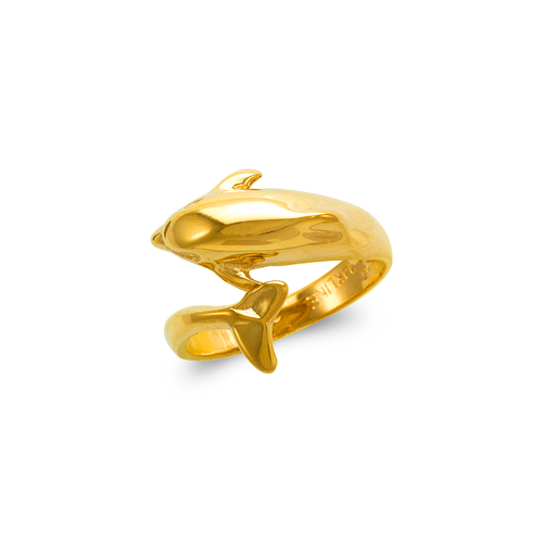 571-072 Ladies Dolphin Tail Design Ring