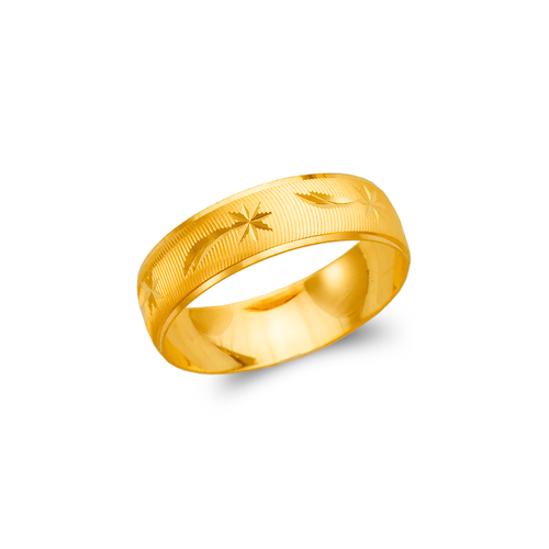 372-004 Shooting Star Stamping Wedding Band