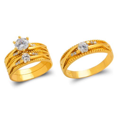 473-694S Wedding Trio Ring Set