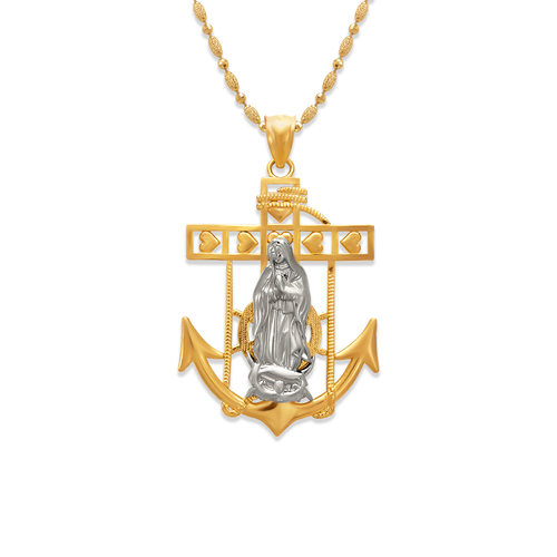 568-072B Guadalupe Anchor Pendant