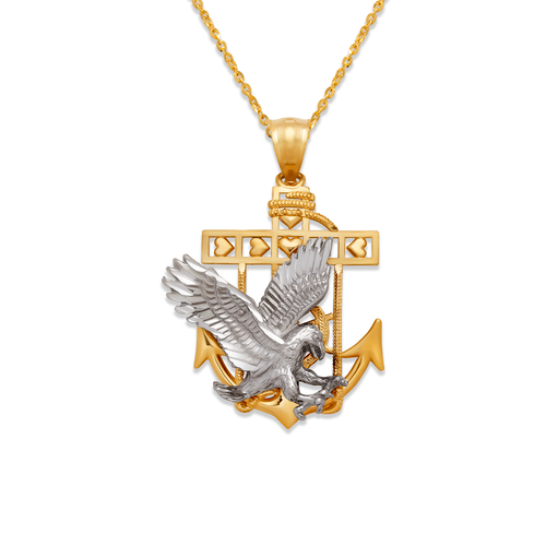 568-075 28mm Eagle Anchor Pendant