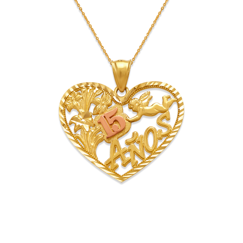 568-207 15 Anos Heart Pendant