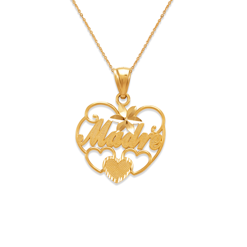 568-278 Madre Heart Pendant