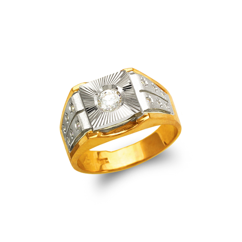 Buy quality 22 carat gold fancy gents rings RH-GR808 in Ahmedabad