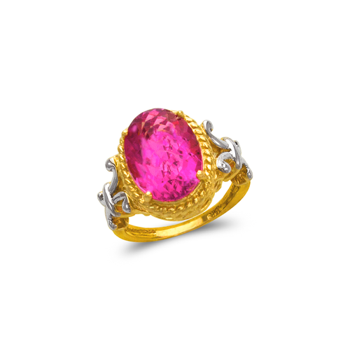 575-105B Ladies Mystic CZ Ring