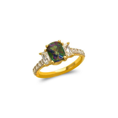 575-115 Ladies Mystic CZ Ring