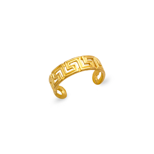 672-037 Greek Key Knuckle/Toe Ring