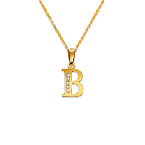 583-101B Initial "B" Pendant