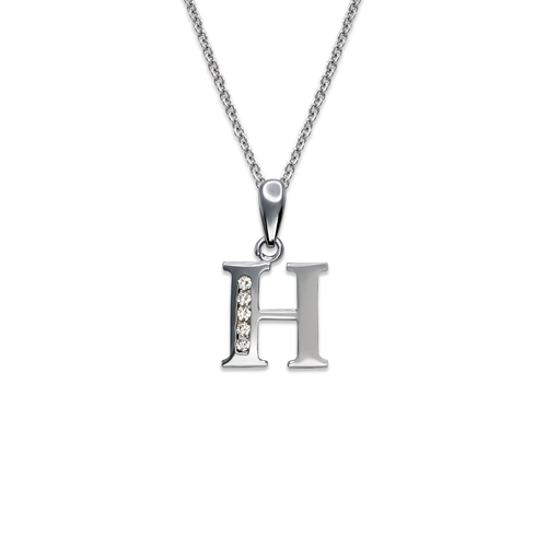 583-101WH Initial "H" Pendant