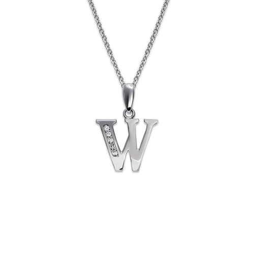 583-101WW Initial "W" Pendant