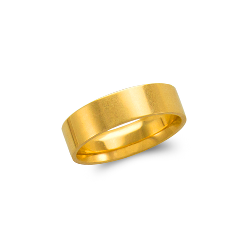 579-035 6mm Plain Flat Wedding Band