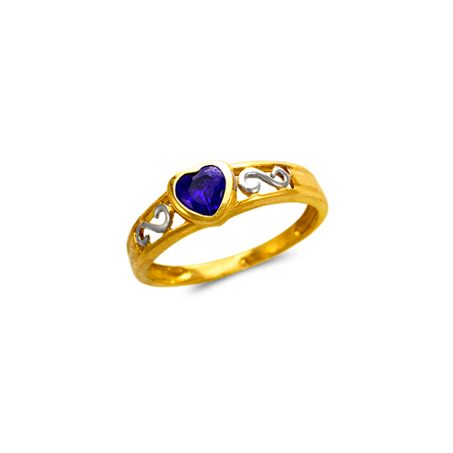 673-014 Ladies Heart CZ Ring