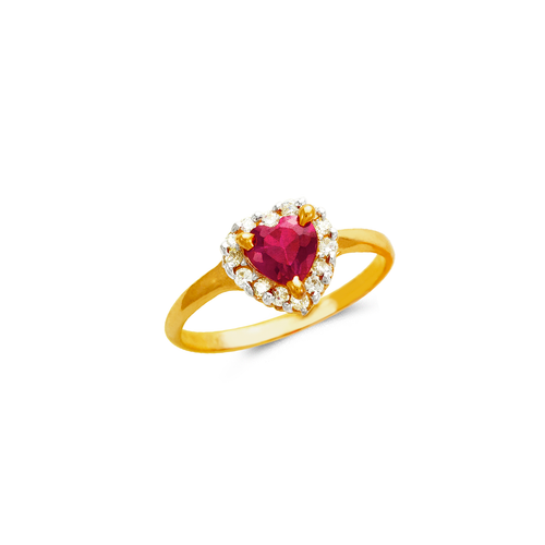 673-094 Ladies Heart CZ Ring