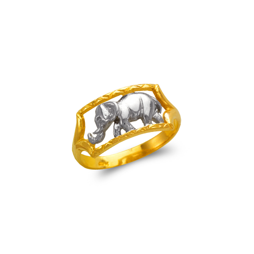 577-214 Ladies Elephant Filigree Ring