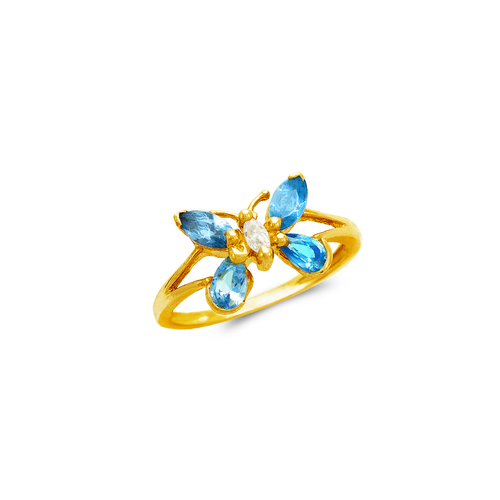 673-131 Ladies Butterfly CZ Ring