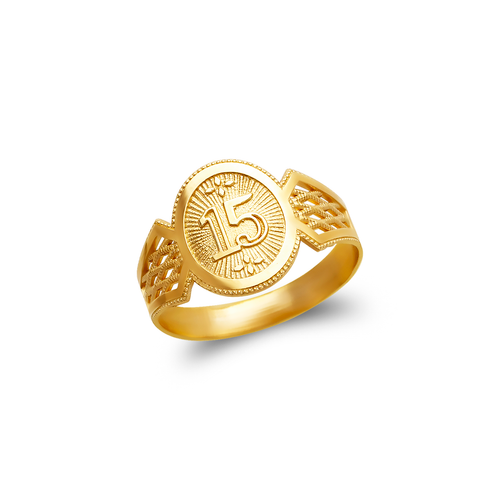 678-001 Ladies 15 Anos Filigree Ring