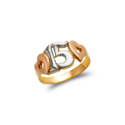 678-013 Ladies 15 Anos Filigree Ring