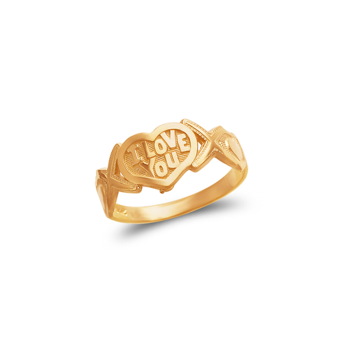 678-040 Ladies I Love You Filigree Ring