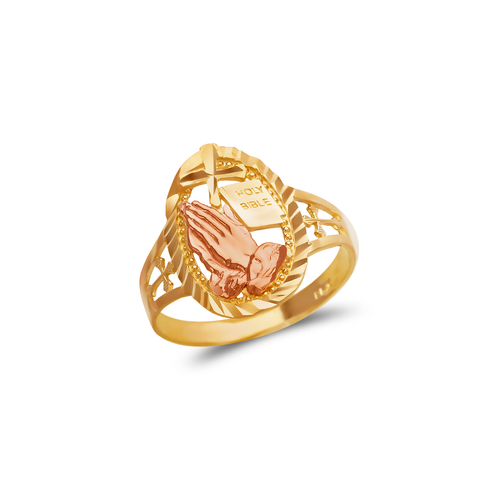 678-145 Ladies Praying Hands Filigree Ring