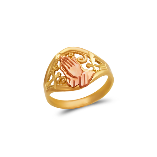 678-147 Ladies Praying Hands Filigree Ring