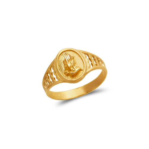 678-148 Ladies Praying Hands Filigree Ring