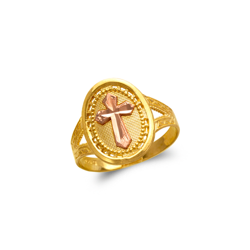 678-151 Ladies Cross Filigree Ring