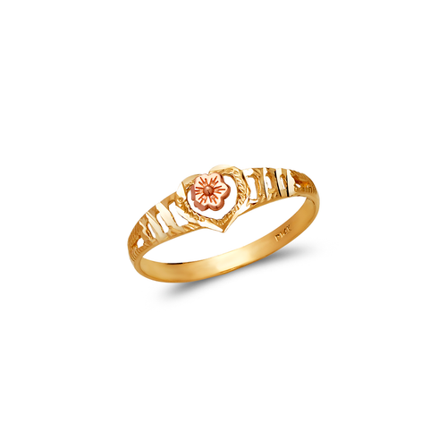 678-201 Ladies Heart Filigree Ring