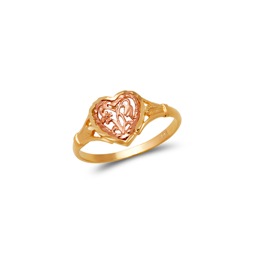 678-203 Ladies Heart Filigree Ring