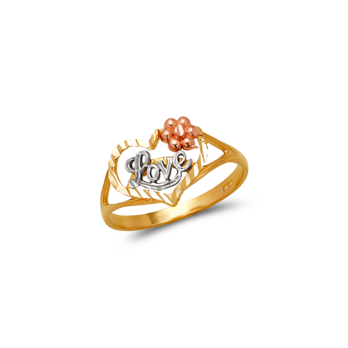 678-212 Ladies Heart Love Filigree Ring
