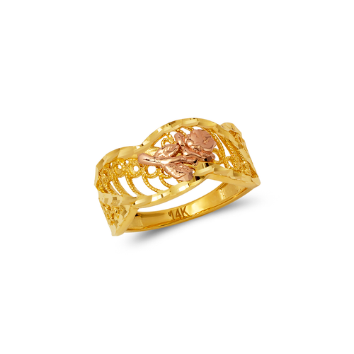 678-220 Ladies Rose Filigree Ring