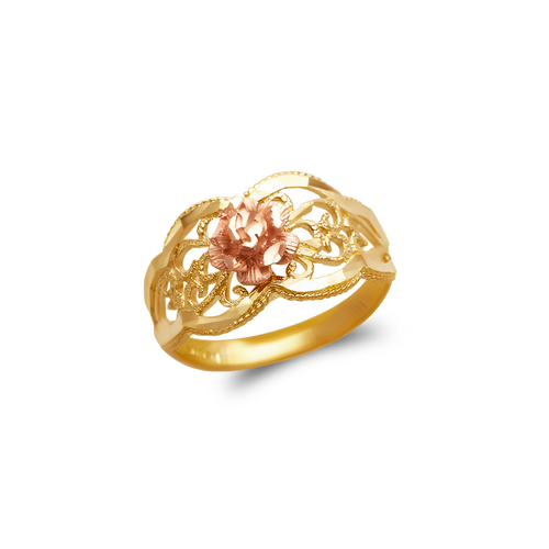 678-227 Ladies Rose Filigree Ring