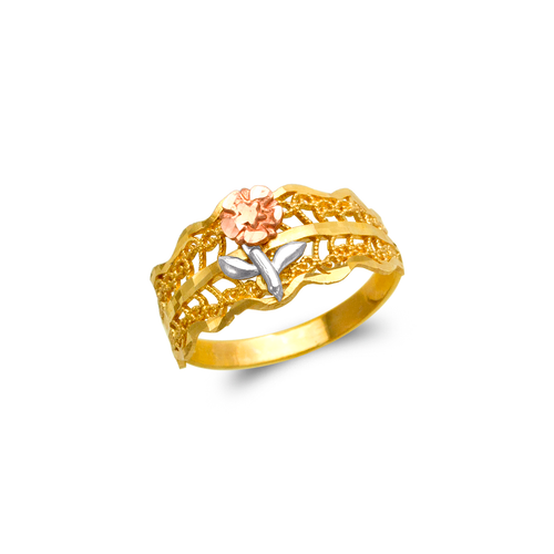 678-228 Ladies Flower Filigree Ring