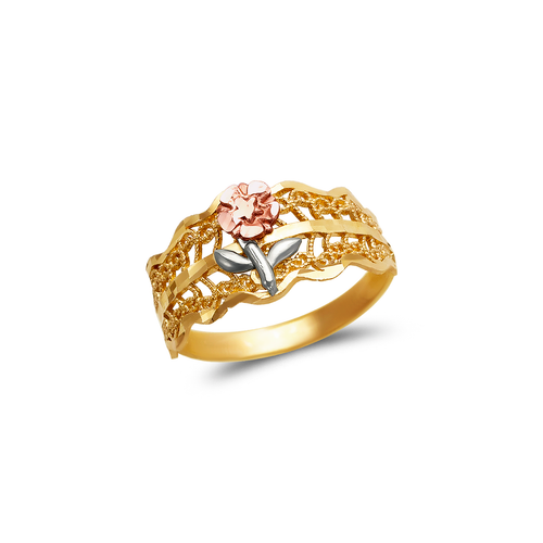 678-228 Ladies Flower Filigree Ring