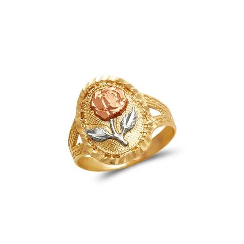 678-232 Ladies Rose Filigree Ring