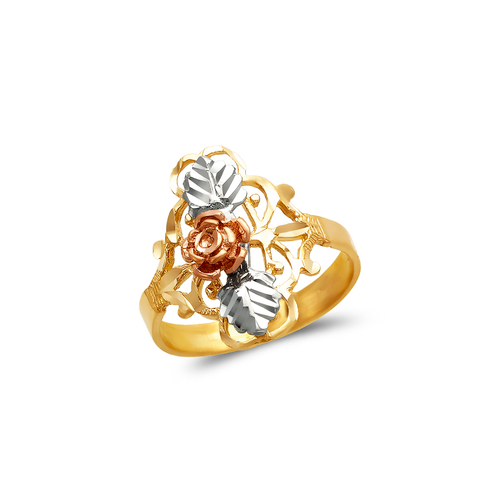678-236 Ladies Rose Filigree Ring