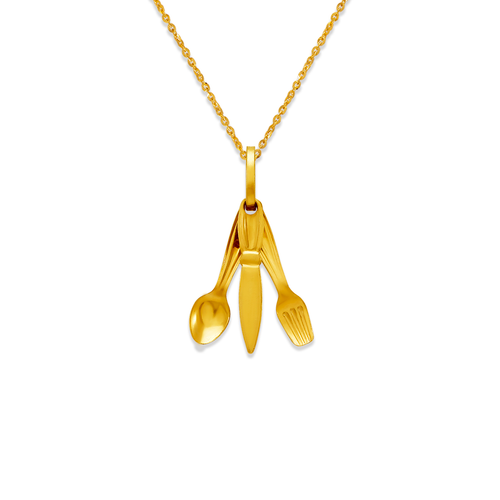 166-041 Cutlery Charm Pendant