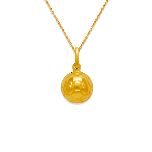 166-049 10mm Soccer Ball Charm Pendant