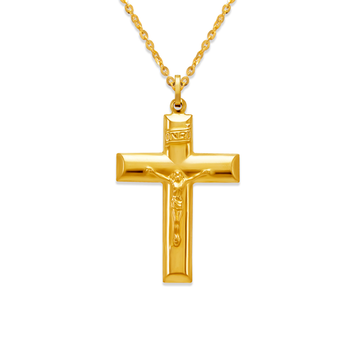 166-058 35mm Jesus Cross Charm Pendant