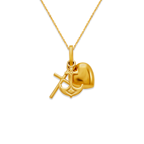 166-079 Small Faith, Love & Hope Dangly Charm Pendant