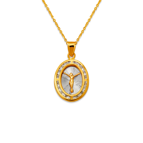 367-232Z Jesus CZ Pendant