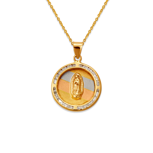 367-301T Guadalupe CZ Pendant