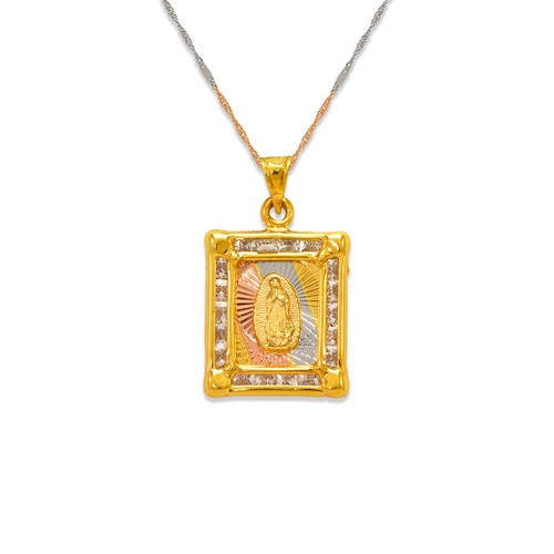 367-331T Guadalupe CZ Pendant