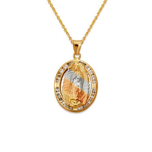 367-362T Guadalupe CZ Pendant