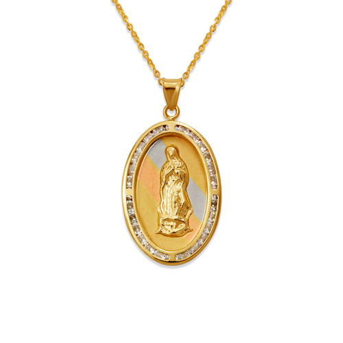 367-381T Virgin Mary CZ Pendant